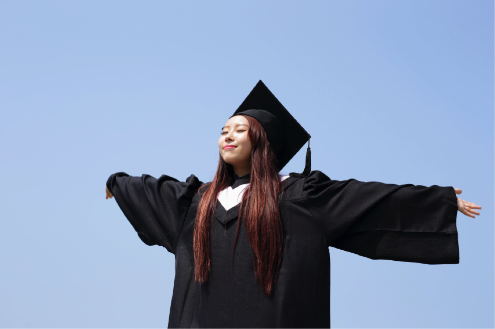 Graduate with confidence with the help of a college that is completely dedicated to student success